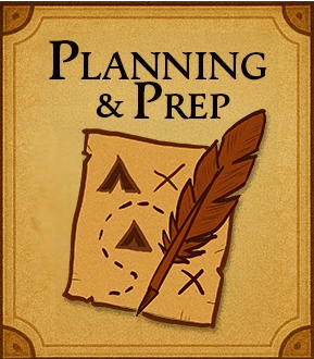 Planning and Prep - Packing lists, travel, registration